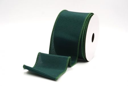 Grünes Weihnachts-Drahtband in einfarbig_KF9511GC-3-127