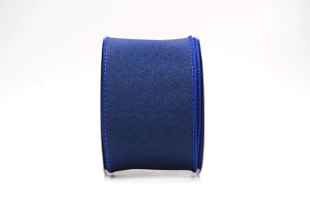 Blaues Weihnachts-Drahtband in einfarbig_KF9511GC-4-151