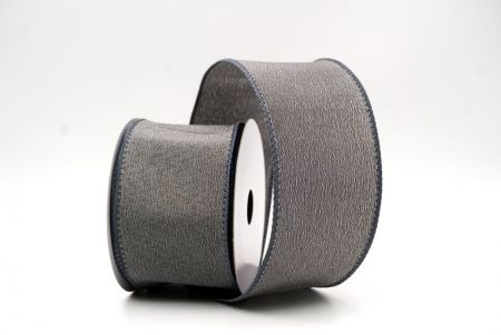 Graues Weihnachtsband aus einfarbigem Draht_KF9511GC-50-123