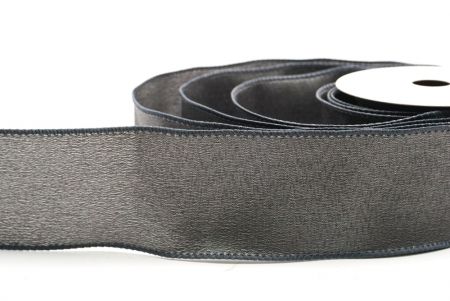 Graues Weihnachtsband aus einfarbigem Draht_KF9511GC-50-123