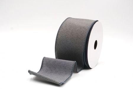 Graues Weihnachtsband aus einfarbigem Draht_KF9511GC-50-123