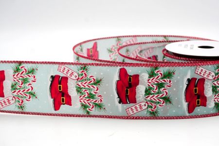 Zielony Tiffany_Buty Mikołaja i Wstążka Druciana w Kształcie Laski Cukrowej_KF9517GC-15-7