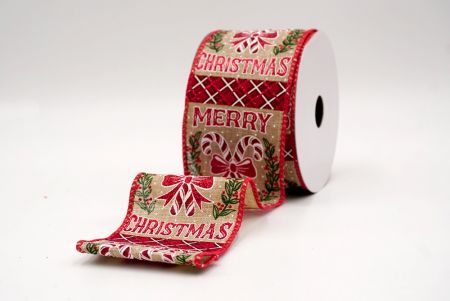 Naturel_Ruban en fil de fer de bonbon canne de Noël_KF9523GC-14-7