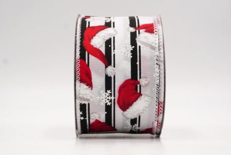 Weißer Weihnachtsmannhut Weihnachtsdrahtband_KF9535GC-1-1