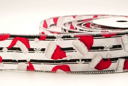 Weißer Weihnachtsmannhut Weihnachtsdrahtband_KF9535GC-1-1