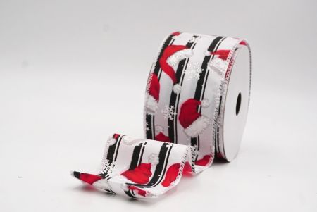 Weißer Weihnachtsmannhut Weihnachtsdrahtband_KF9535GC-1-1