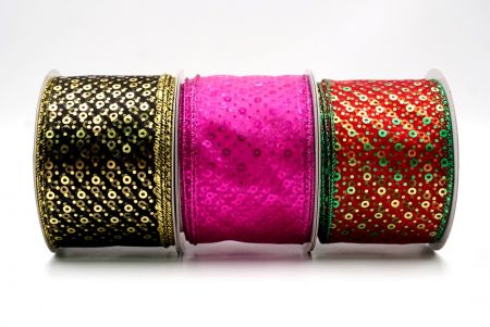 Festive Dots Wired Ribbon - Festive Dots Wired Ribbon