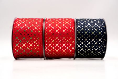 Festive Dots Wired Ribbon_KF9550.KF9551.KF9552