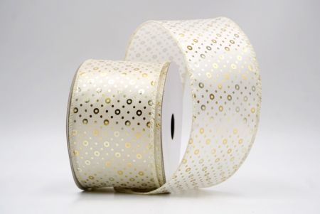 Cream_Festive Dots Wired Ribbon_KF9552GC-2-2
