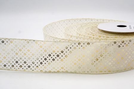 Cream_Festive Dots Wired Ribbon_KF9552GC-2-2