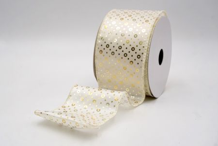 Cream_Festive Dots Wired Ribbon_KF9552GC-2-2