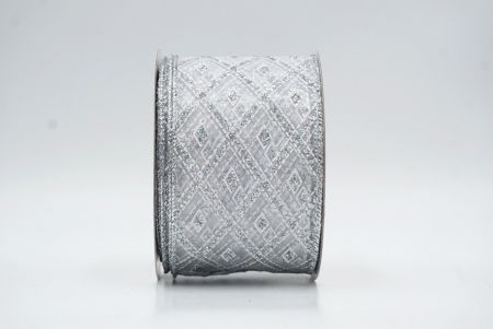 Valkoinen- Hopea Klassinen Timantti Ruudullinen Kuvio Wired_KF9553G-1_1.JPG