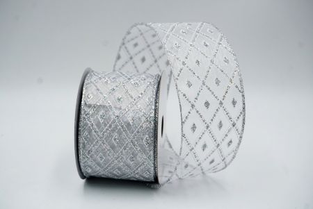 Valkoinen- Hopea Klassinen Timantti Ruudullinen Kuvio Wired_KF9553G-1_2.JPG