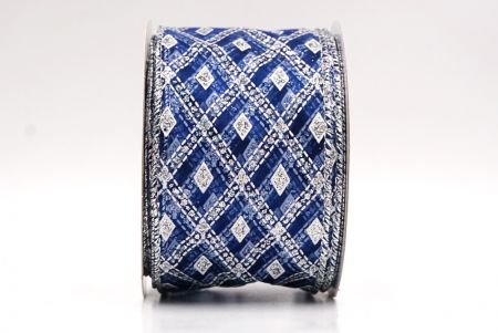 Sininen Klassinen Timantti Ruudullinen Kuvio Wired_KF9553G-4_1.JPG