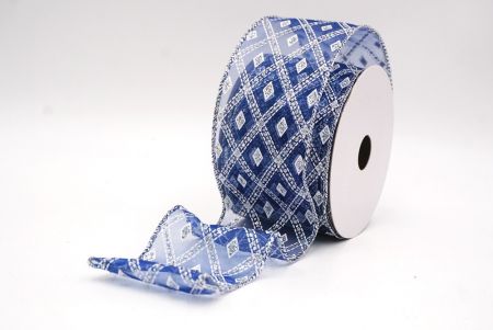 Sininen Klassinen Timantti Ruudullinen Kuvio Wired_KF9553G-4_5.JPG