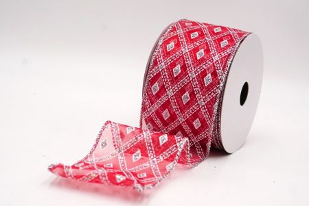 Punainen klassinen timanttikuvioitu kangas_Wired_KF9553G-7_5.JPG