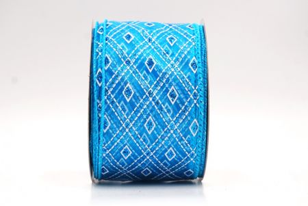 Vaaleansininen Klassinen Timantti Ruudullinen Kuvio Wired_KF9554GC-12-213_1.JPG