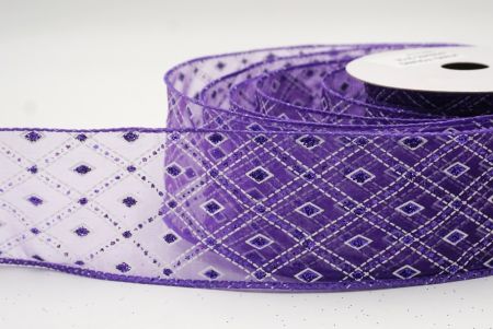 Violetti klassinen timanttikuvioitu kangas Wired_KF9554GC-34-34_4.JPG