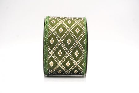 Matcha-vihreä klassinen timanttikuvioitu malli Wired_KF9555GC-15-222_1.JPG