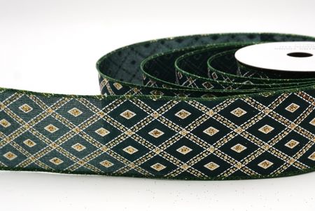Vihreä klassinen timanttikuvioitu kangas_Wired_KF9555GC-3-127_4.JPG