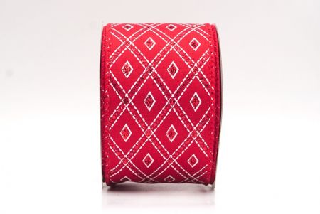 Punainen kipu klassinen timanttikuvio langallinen_KF9556GC-7-7_1.JPG