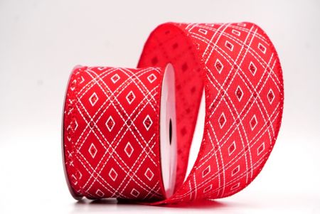 Punainen kipu klassinen timanttikuvio langallinen_KF9556GC-7-7_2.JPG