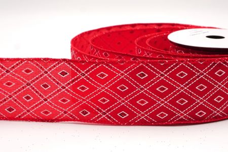 Punainen kipu klassinen timanttikuvio langallinen_KF9556GC-7-7_4.JPG