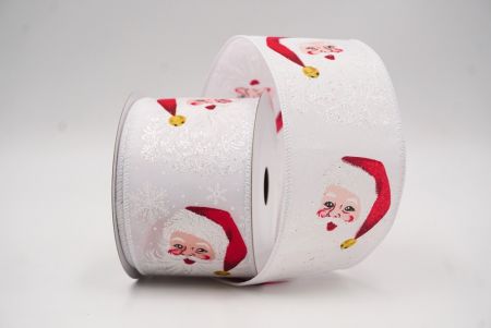 Белая винтажная лента с лицом Санта-Клауса для Рождества_KF9580GC-1-1_2.JPG
