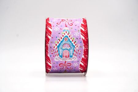 Lila Lebkuchenhaus-Weihnachtsdrahtband_KF9588GC-11-7