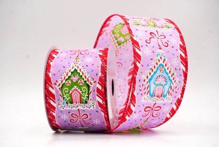 Lila Lebkuchenhaus-Weihnachtsdrahtband_KF9588GC-11-7