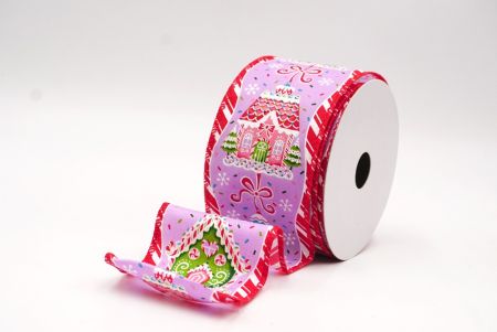 Lila Lebkuchenhaus-Weihnachtsdrahtband_KF9588GC-11-7