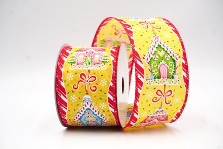 Gelbes Lebkuchenhaus-Weihnachtsdrahtband_KF9588GC-6-7