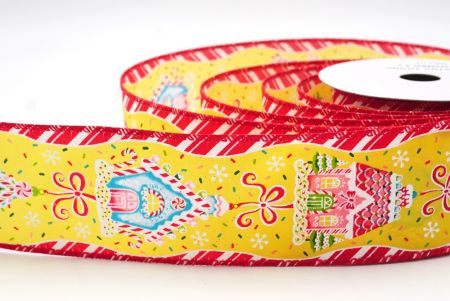 Gelbes Lebkuchenhaus-Weihnachtsdrahtband_KF9588GC-6-7