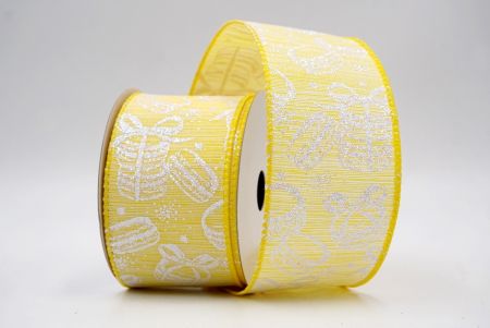 Nastro wired design dessert Macaroon Giallo_KF9590GC-6-6