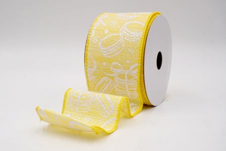Nastro wired design dessert Macaroon Giallo_KF9590GC-6-6