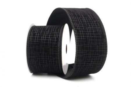 Cinta Alámbrada de Terciopelo Negro_Grid_KF9607GC-53-53