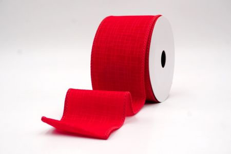 Cinta Alámbrada de Terciopelo Rojo_Grid_KF9607GC-7-7