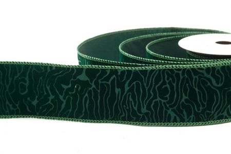 Cinta de Alambre de Terciopelo Abstracto Verde_KF9610GC-3-127