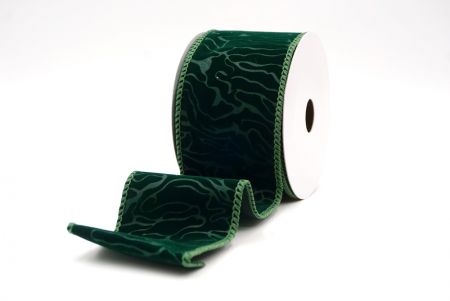 Cinta de Alambre de Terciopelo Abstracto Verde_KF9610GC-3-127