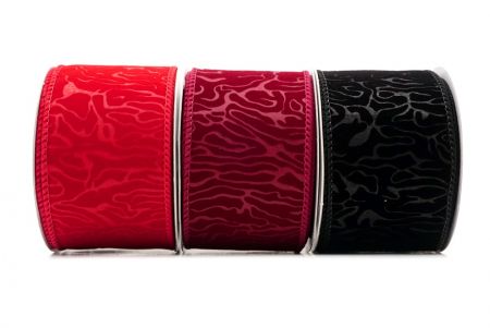 Cinta de Alambre de Terciopelo de Onda Abstracta_KF9610