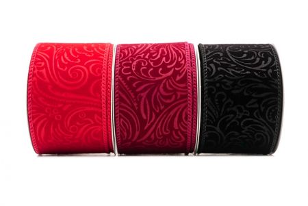 Cinta de Alambre de Terciopelo Estilo Barroco_KF9611