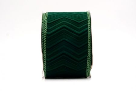 Green_Chevron Velvet Wired Ribbon_KF9613GC-3-127