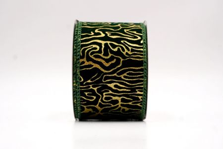 Grün_Samt Goldwirbel Drahtband_KF9616GC-3-127