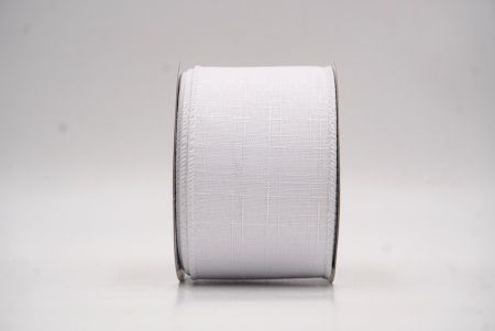 सफेद क्लासिक ठोस रंग बर्लैप तार वाला रिबन_KF9621GC-1-1