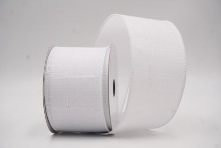 सफेद क्लासिक ठोस रंग बर्लैप तार वाला रिबन_KF9621GC-1-1