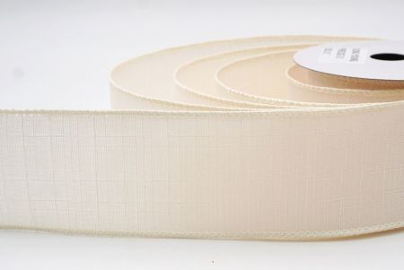 क्रीम क्लासिक ठोस रंग बर्लैप तार वाला रिबन_KF9621GC-2-2