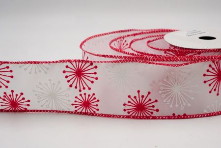 Ruban en fil câblé Blanc_Célébration Éclat_KF9635GC-1-7