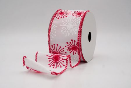 Ruban en fil câblé Blanc_Célébration Éclat_KF9635GC-1-7