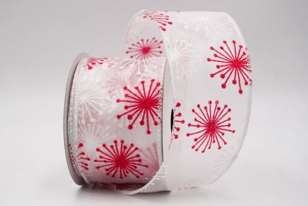 Ruban en fil câblé Blanc_Célébration Éclat_KF9637GC-1-1