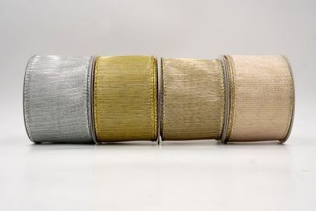 Ruban métallique festif et transparent_KF9657.KF9658.KF9659.KF9660